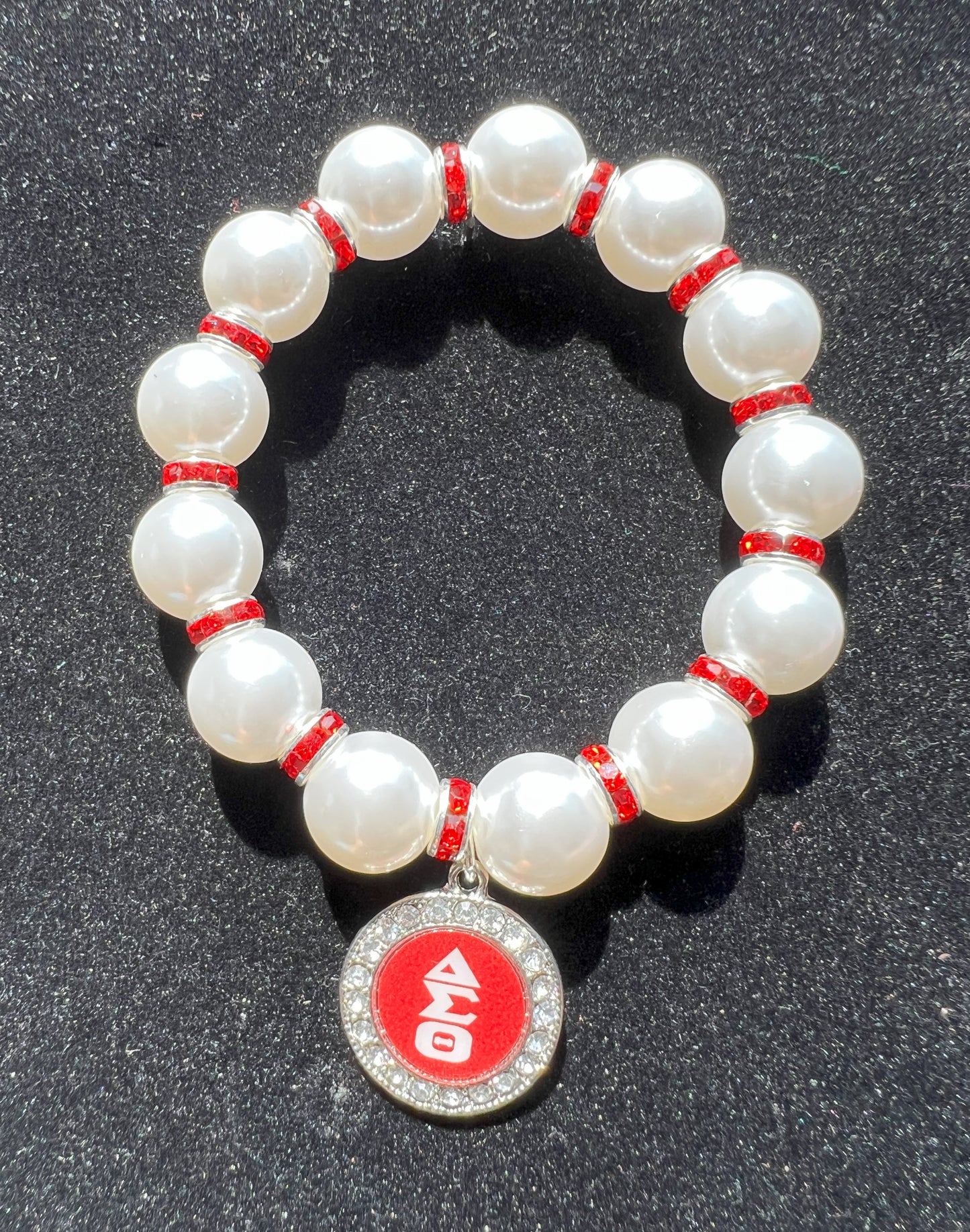 Bracelet Pearl-Red Ring